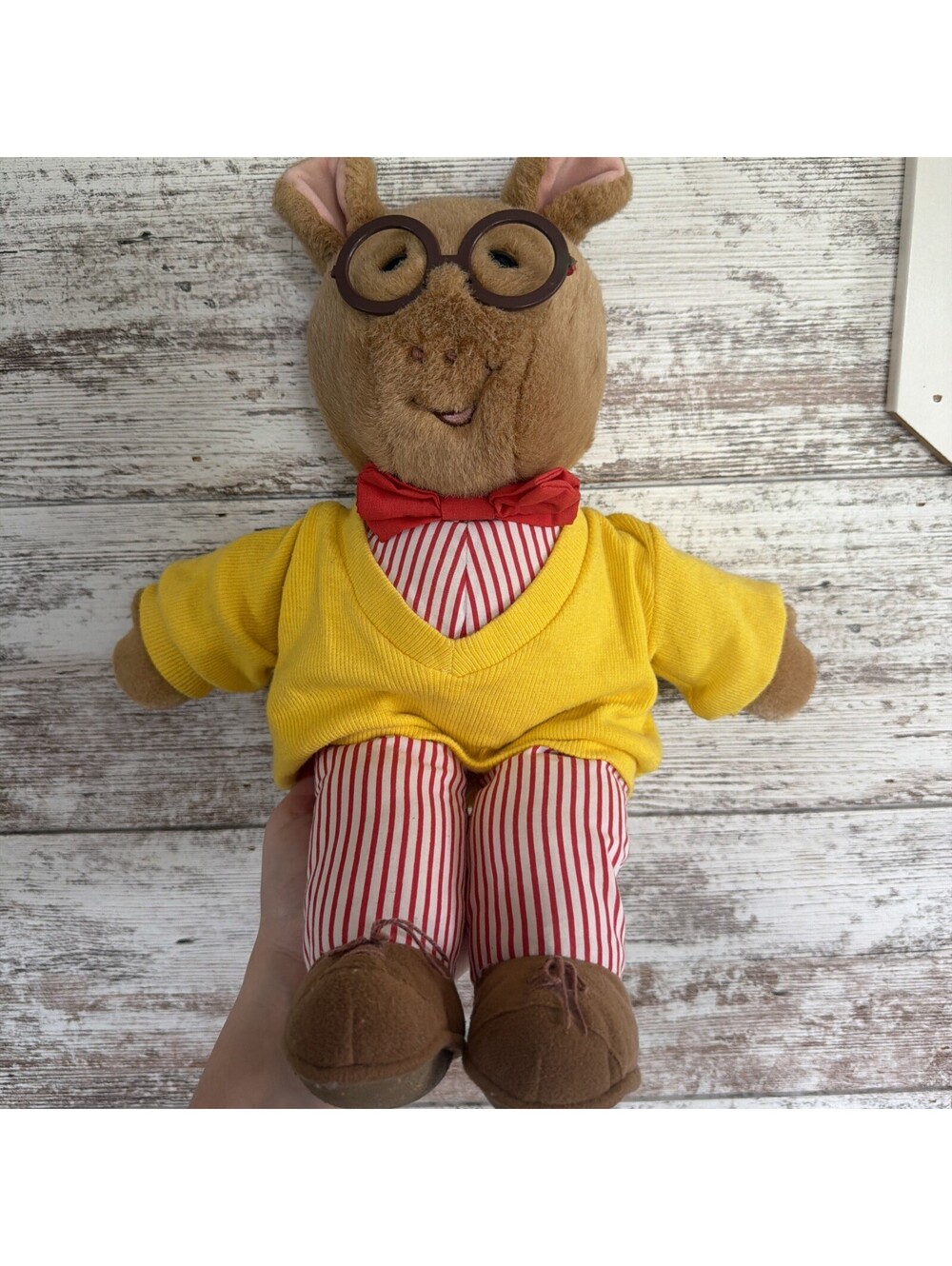 HTF Vintage Eden 1992 Marc Brown PBS Plush Arthur Stuffed Animal Doll 16" RARE